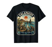 Îles Galapagos Équateur Vintage Wildlife Travel T-Shirt