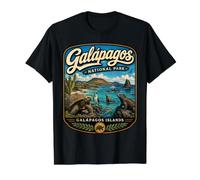 Îles Galápagos Équateur Vintage Wildlife Travel T-Shirt Graphique avec Valeur