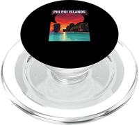 Îles Phi Phi Thaïlande Coucher de Soleil PopSockets PopGrip pour MagSafe