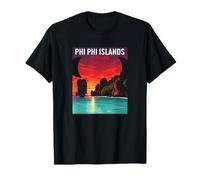 Îles Phi Phi Thaïlande Coucher de Soleil T-Shirt