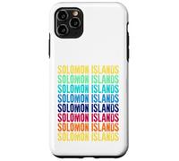 Îles Salomon colorées Coque pour iPhone 11 Pro Max