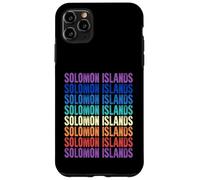 Îles Salomon colorées Coque pour iPhone 11 Pro Max