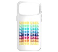 Îles Salomon colorées Coque pour iPhone 17 Pro Max