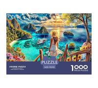 Îles Seychelles Puzzle 1000 Piece pour Adultes Enfant, Jeu De Défi Intellectuel Puzzles 70x50cm/1000pcs