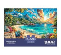 Îles Seychelles Puzzle 1000 Pièces Difficile Puzzles pour Adults DIY Jigsaw Puzzle Casse-tête De Jeu Familial Jouets De Défi 52x38cm/1000pcs