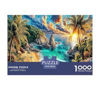 Îles Seychelles Puzzle 1000 Pièces pour Adolescents Et Enfants, Jeu De Défi Intellectuel Puzzles38x26cm/1000pcs