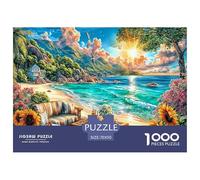 Îles Seychelles Puzzle 1000 Pièces pour Adultes Et Enfants - Difficile Puzzles, Activité Familiale Captivante,Jeu De Défi Intellectuel 70x50cm/1000pcs