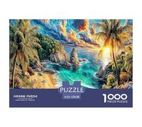 Îles Seychelles Puzzle 1000 Pièces, Puzzles Difficiles Adaptés Aux Adultes Et Aux Enfants, Jeu De Défi Intellectuel 52x38cm/1000pcs