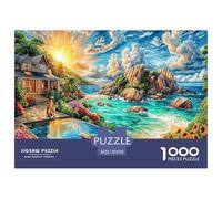 Îles Seychelles Puzzle 1000 Pièces, Puzzles Difficiles Adaptés Aux Adultes Et Aux Enfants, Jeu De Défi Intellectuel 70x50cm/1000pcs