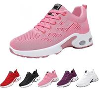 ILESTDG Basket ErgoFit - Soutien Optimal, Confort Total Chaussures De Sport Orthopédiques Femme avec Soutien De La Voûte Plantaire Et Coussin d'air De Sport Fitness Outdoor (Rose,39)