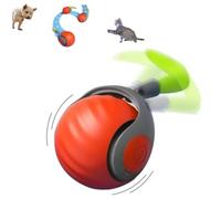 ILESTDG Furalia Speedy Tail 2.0 - D'intérieur Balle Interactive Chat, Jouet Interactif Magique pour Chat (Orange*1)