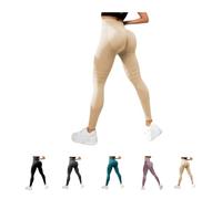 ILESTDG Leggings 3D Plumi - PlumiFR, Leggings Cellulite 3D Sculptants Anti-Cellulite pour Femme (Beige,XL)