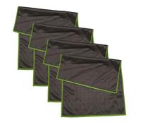 ILESTDG Maison Culte TopClean - 2/3/4 Chiffon en Fibre De Carbone 40 * 50cm pour Verre, Vitre, Vaisselle, Lunettes, Cuisine, Ménage (Vert,4pcs)
