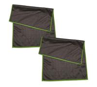 ILESTDG Maison Culte TopClean - 2/3/4 Chiffon en Fibre De Carbone 40 * 50cm pour Verre, Vitre, Vaisselle, Lunettes, Cuisine, Ménage (Vert,2pcs)