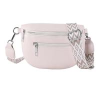 ILESTDG Sac Banane Cuir Fabienne, Tendance Bandoulière Amovible Et Réglable (Blanc)