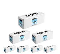 Ilford 1743399 Delta Pro 100 120 Lot de 7 Films à Grain Fin Noir et Blanc Taille 120