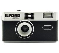 Ilford Appareil photo argentique compact Sprite 35mm II 24x36 réutilisable Argenté et noir G