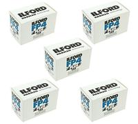 Ilford FP4 Plus 1700682 Lot de 5 Films imprimés Noir et Blanc 135 (35 mm), ISO 125, 24 Poses