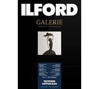 ILFORD GALERIE Prestige Lot de 50 Feuilles de Coton texturé 310 g/m² 5 x 7 Pouces 127 x 178 mm