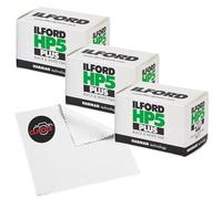 Ilford HP5 Plus Lot de 3 films négatifs ISO 400 Noir et blanc 35 mm 3 x 36 poses + chiffon en microfibre Clikoze