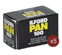 ILFORD PAN 100 135 36 Poses - Lot de 5
