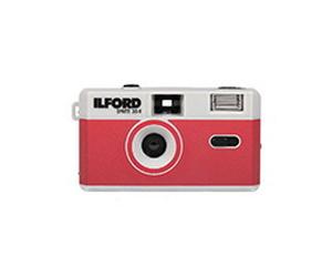 Ilford Sprite 35-II Caméra-film compact 35 mm Rouge, Argent