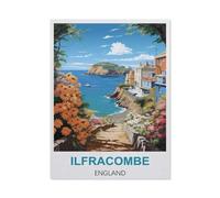 Ilfracombe England，Jigsaws Puzzles 1000 Pieces Classic Jigsaws Educational Games Toys，Best Gift for Adults and Kids（26x38cm）-DJ10