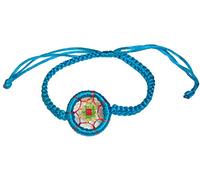 ilhorin Bracelet réglable Attrape Rêves Bleu Turquoise - Livraison Gratuite