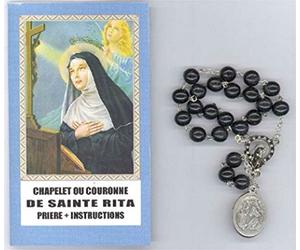 ilhorin Chapelet Sainte Rita avec prière + Instructions (Livraison Gratuite)