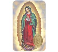 Ilhorin Vierge Miraculeuse - Carte poinçon Style médaille avec prière - Livraison Gratuite
