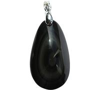 ilhorin Pendentif Obsidienne Oeil Céleste