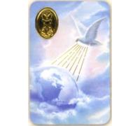 ilhorin Saint Esprit - Carte poinçon Style médaille avec prière - Livraison Gratuite