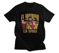 Ilia Topuria El Matador T Shirt Men 100% Cotton Tshirt Graphic Tee Short Sleeve Loose Fit Clothing