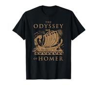 Iliad Odyssey Homer Livre d'histoire Grecque Antique Odyssée T-Shirt