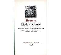 Homère – Iliade - Odyssée – Récit – Gallimard – Relié