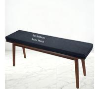 ILiemao Coussin Matelas De Sol Exterieur Palette Tapissier Tapis Plage Voiture Carrée Chaise Capitonné pour Banc Jardin 1 2 3 Places Interieur Rond 8cm Épais Peluche Velours Hiver(175x60 cm)