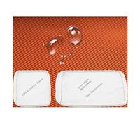 ILiemao Housse De Coussin Exterieur sur Mesure Protection Matelas Canapé Salon Jardin Banc Rechange Chien Housses Coussins Exterieures Intérieur Gros 5cm Hauteur 91% Impermeable(Orange,135x35 cm)