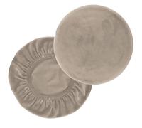 ILiemao Housse Élastique Ronde pour Pouf Ottoman, Protège-Pouf, Enveloppe Le Dessus Tabouret pour Déco Moderne(D9,16-18IN)