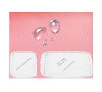 ILiemao Housse pour Coussin De Banc Dossier Canapé Housses Coussins de Sol Matelas pour Intérieur Extérieur Gros avec Fermeture Éclair sur Mesure 5cm Hauteur Impermeable(Rose,135x35 cm)