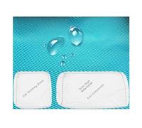 ILiemao Housse pour Coussin De Banc Dossier Canapé Housses Coussins de Sol Matelas pour Intérieur Extérieur Gros avec Fermeture Éclair sur Mesure 5cm Hauteur Impermeable(Bleu Clair,135x35 cm)