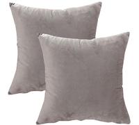ILiemao Taie Oreiller d'oreiller en Velours Côtelé Noël 50x70 Lot De 2 40x60 Coton Polyester Couverture 45x45 Housse Coussin Canapé 60x60 Rectangle Throw Pillow Covers(Gris,70x85 CM 28x33 in)