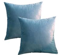 ILiemao Taie Oreiller d'oreiller en Velours Côtelé Noël 50x70 Lot De 2 40x60 Coton Polyester Couverture 45x45 Housse Coussin Canapé 60x60 Rectangle Throw Pillow Covers(Bleu,40x105 CM 16x41 in)