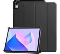 iLike Étui à trois volets en cuir écologique avec support iPad Pro 12,9'' 6e génération (2023) / 2020 / 2021 / 2022 Noir