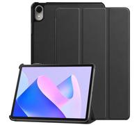 iLike Étui à trois volets en cuir écologique avec support pour Samsung Galaxy Tab S9 Plus 12,4 X810 / X816B/ X818N (2023) Noir