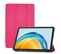 iLike Étui à trois volets en cuir écologique avec support pour Samsung Tab A7 Lite 8,7'' (2020) T200 / T225 Rose corail