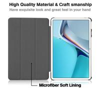 iLike Tri-Fold eco-leather case with stand pour Samsung Galaxy Tab S9 FE X510 Wi-Fi / X516B 5G, violet