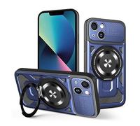 ILING Coque pour Honor 400 Pro 5G, Militaire Protection Magnétique Couverture Support d’Anneau Rotatif Étui, Résistant Aux Rayures Robuste Armor Housse, Bleu