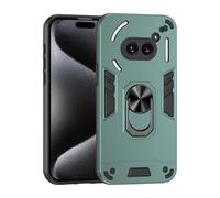 ILING Coque pour Nothing Phone (2a)/Nothing Phone (2a) Plus, Antichoc Rigide PC Silicone TPU Bumper Étui de Militaire Protection, 360° Anneau Support Renforcée Armure Housse (Vert)