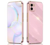 ILING Coque pour Vivo Y01,Silicone Coloré Case Protégez la Caméra,Étui Ultra-Fin Antichoc pour Femme (Mauve)