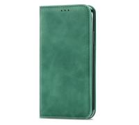ILING Coque pour ZTE Nubia Air, Rétro Peau Portefeuille PU en Cuir Etui avec RFID Blocage/Fentes pour Cartes/Béquille, Très Mince Antichoc Flip Case Housse (Vert)